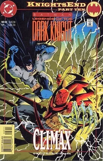 Batman Legends Of The Dark Knights #63 (1994) 1St Printing Main Cover Dc Comics