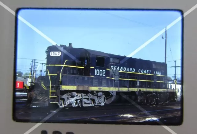 Original '78 Kodachrome Slide SCL Seaboard Coast Line 1002 GP7 Atlanta, GA 40A28