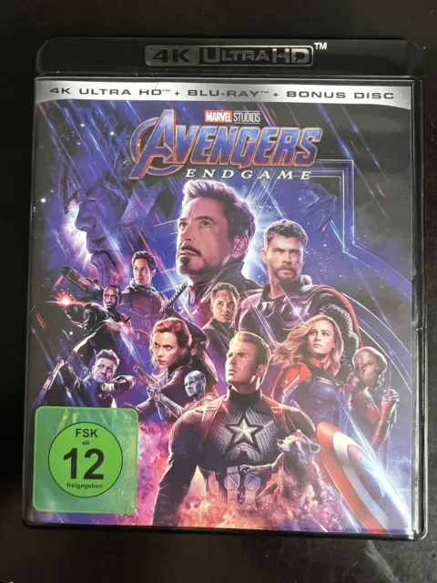 Marvel's The Avengers Endgame 4k Ultra HD + Bonus Disc (ohne deutsche Tonspur!)