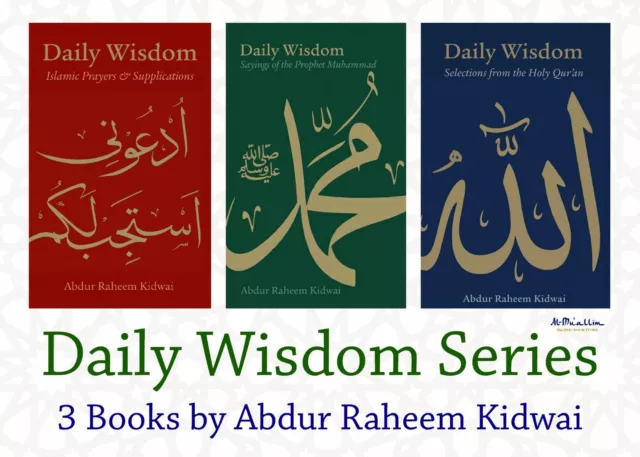 Daily Wisdom Serie *Vollständiges Set* muslimische islamische Bücher Inspiration Kidwai