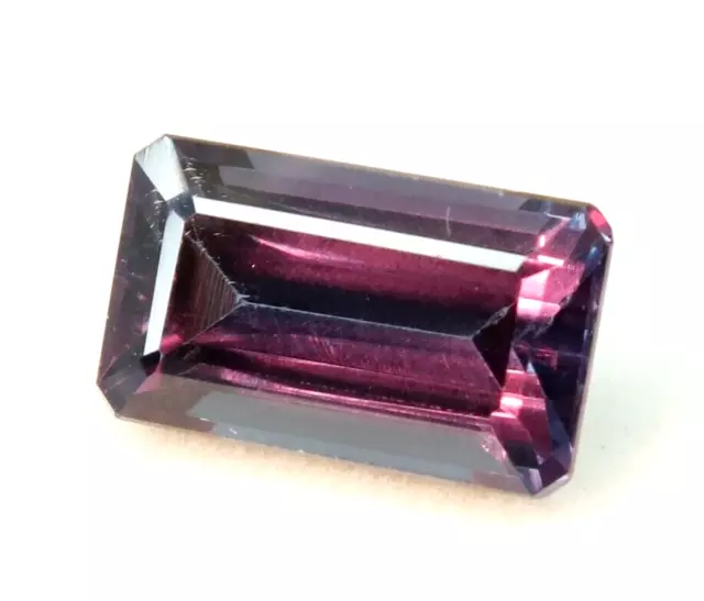 AAA Naturel Flawless Brésilien Alexandrite Loose Emerald Cut Gemstone 14x8 MM