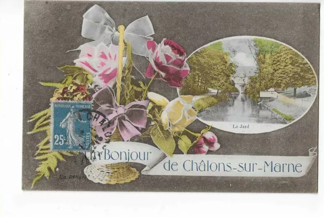 51  Chalons Sur Marne  Un Bonjour  Le Jard
