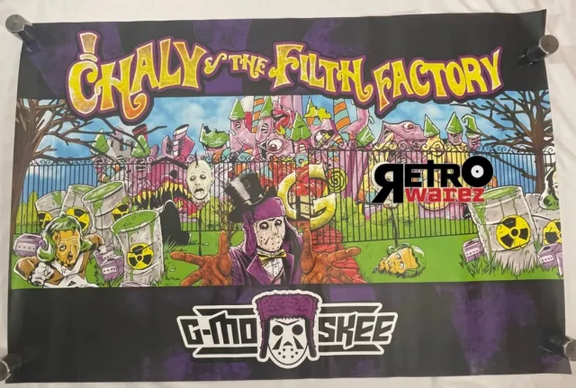 G-mo Skee - Chaly And The Filth Factory Poster 26x24”” twiztid horrorcore MNE