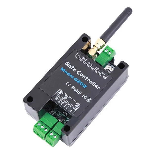 Control remoto G202 2G 200 usuarios GSM abridor de puerta relé interruptor puerta acceso con I2U9