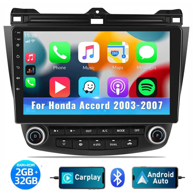 Android 11 10.1"Touch Screen Car Stereo Radio for Honda Accord 2003-2007 OBD DVR