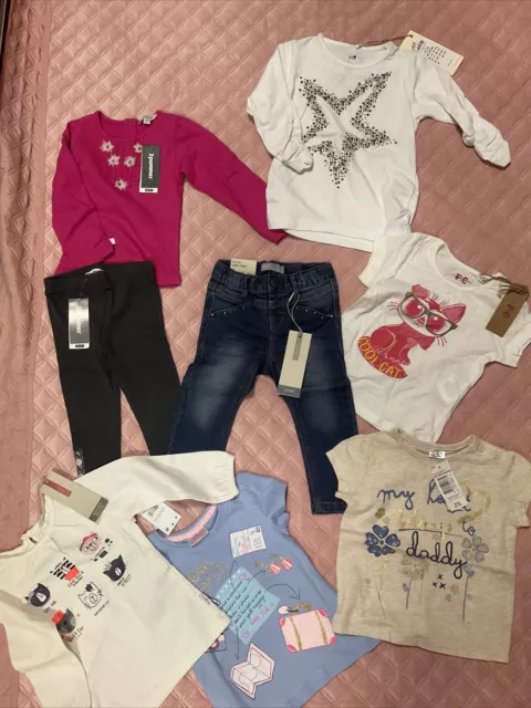 NEW baby girl large clothes bundle size 9-12 months
