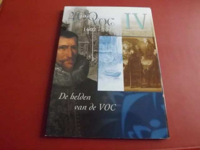 *Niederlande Euro KMS 2002 VOC IV./Blister *1 Cent - 2€ + Silbermedaille (Ki.18)