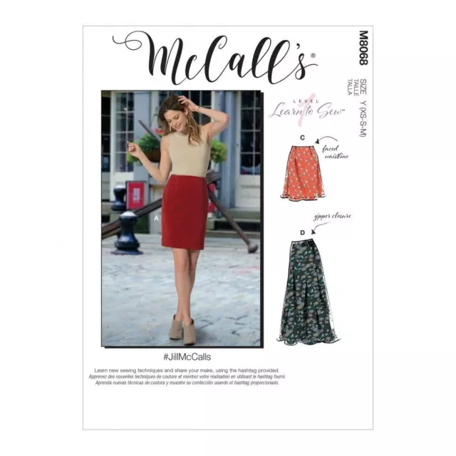 McCalls Sewing Pattern 8068 ZZ (LRG-XLG-XXL)