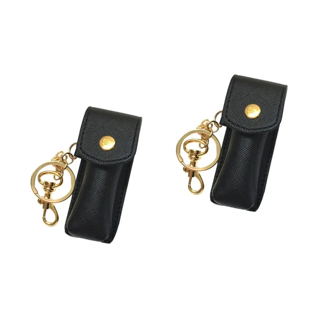2 Pcs Étui De Poche Contenant Baume À Lèvres Porte-rouge Manquer