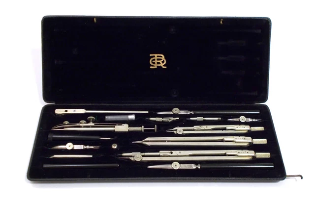 Set Compasso Alevar Studio SG1 5 Pezzi In Astuccio | Compasso Metallico 140mm Made In Italy