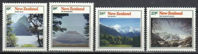 New Zealand Stamp 528-531  - Mountains