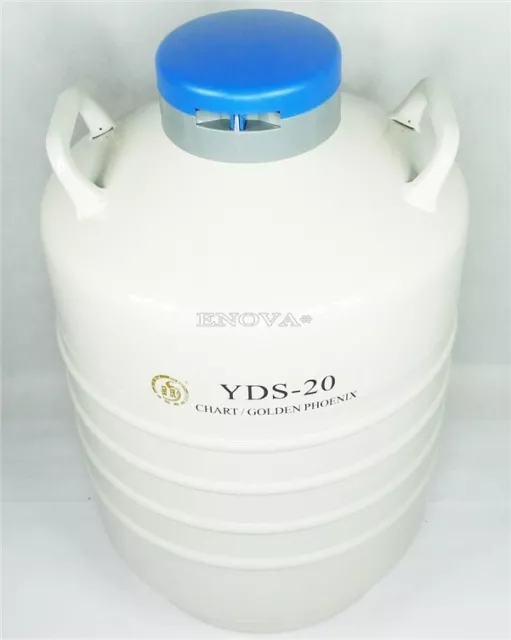 20 L Dewar Container Liquid Nitrogen LN2 Cryogenic Tank 1Pc YDS-20 Brand New ch