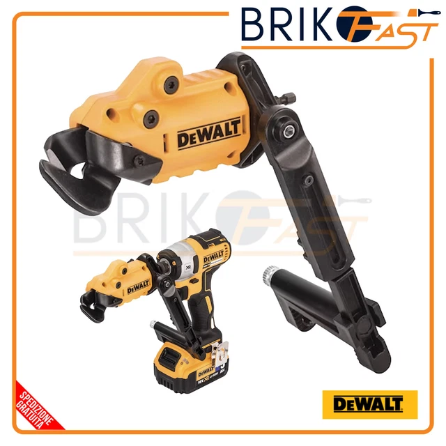 Accessorio Cesoia DEWALT DT70620-QZ Per Trapano - Taglia Lamiere Fino A 1.3mm, Testa Rotante 360° - Foto 7
