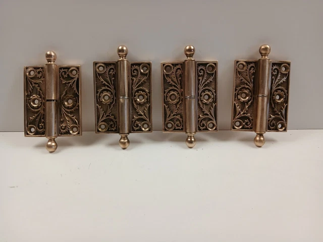 lot de 4 caches paumelles pour charnières portes rustiques