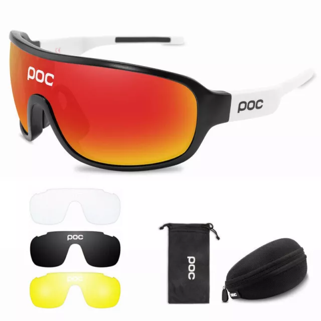 HOT Cycling Glasses Men Women Bike Bicycle Outdoor Sport Sunglasses POC Eyewear 2