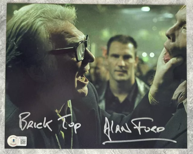 Alan Ford Signed Bricktop Snatch 8” x 10” Photo - Beckett Witnessed