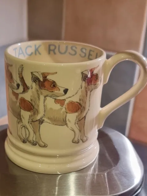 EMMA BRIDGEWATER Half Pint Mug. Dogs And Cats JACK RUSSELL.