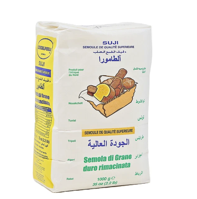 Semola di grano duro Rimacinata 1kg - Cerealpuglia