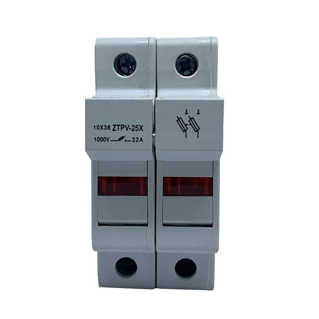 Portafusibili di alta qualità IEC 60269-6 LED corde fotovoltaiche 10x38 mm 2 pz pannelli