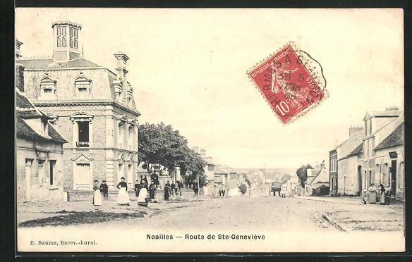CPA Noailles, Route de Ste-Genevieve 1908