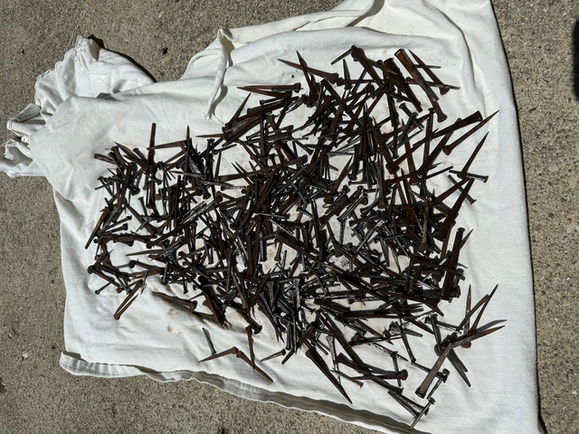 ASSORTED Square NAILS 100's  Approximately 3 Pounds