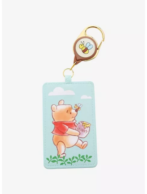 Loungefly Disney Winnie the Pooh Chris & Pooh Retractable Lanyard ID Cardholder