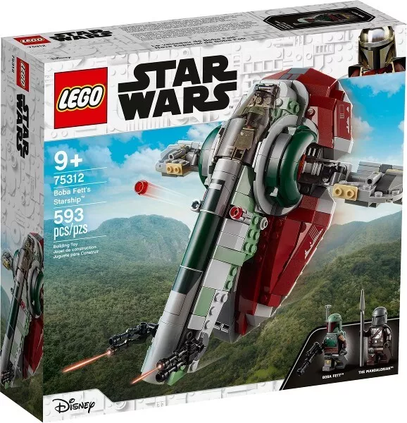 🔥LEGO 75312 Star Wars🔥Astronave di Boba Fett🔥Nuovo Senza Scatola🔥