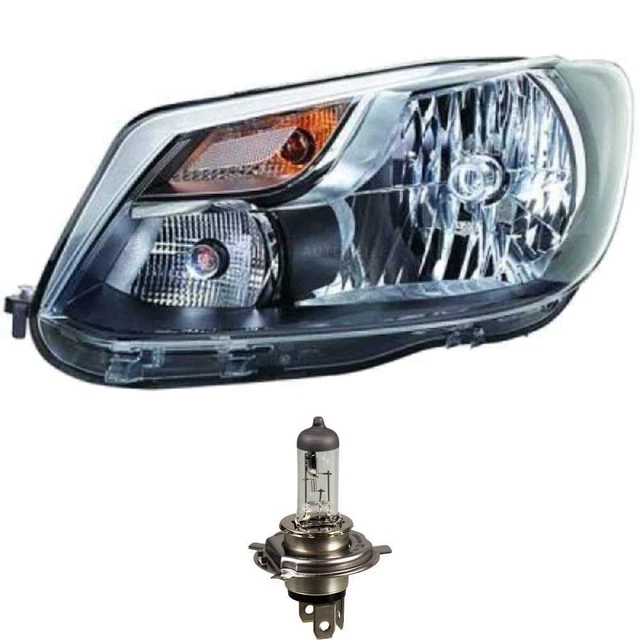optique volkswagen caddy 2003 gauche chrome h7 main image 1