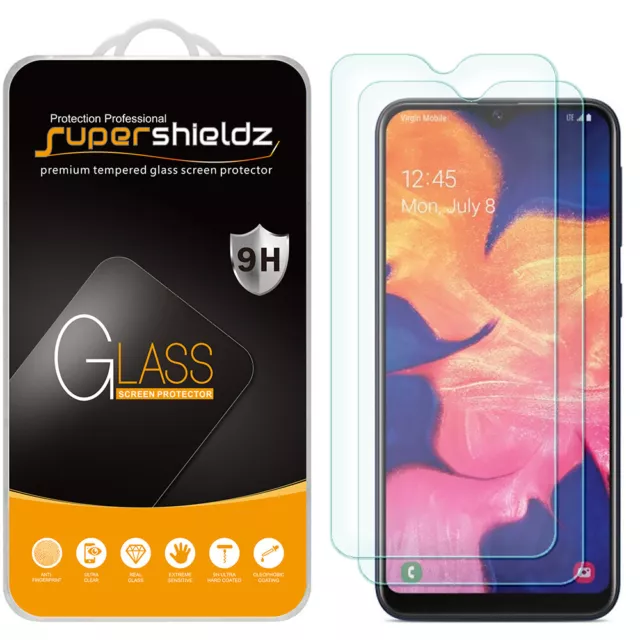 [2-Pack] Supershieldz Tempered Glass Screen Protector for Samsung Galaxy A10e