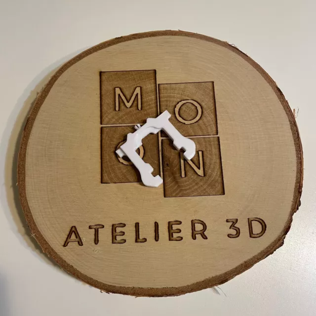 Clip pour fixation façade de tiroir de cuisine (x1)