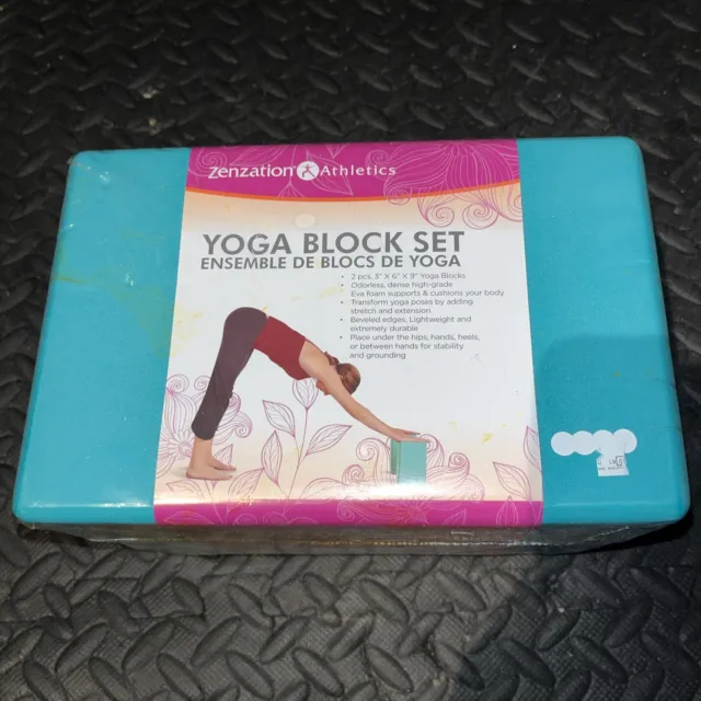 Yoga Block EVA by RDX, High Density Eva Foam, Yoga Brick, Easy Grip Surface
