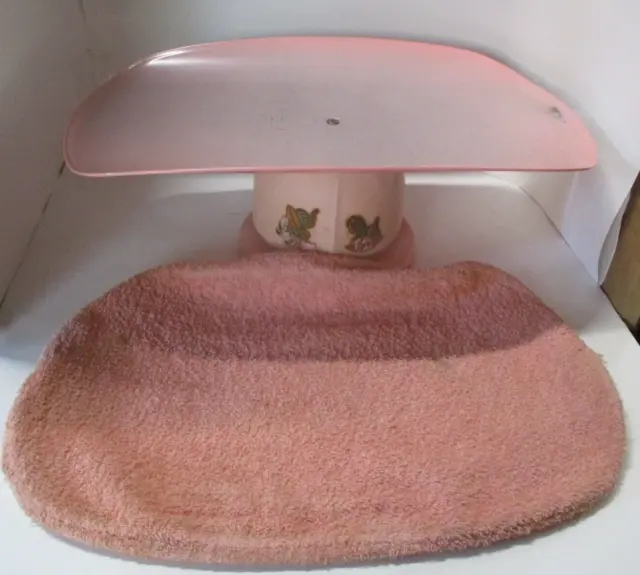 Vintage Pink Baby Scale with Cloth Cover