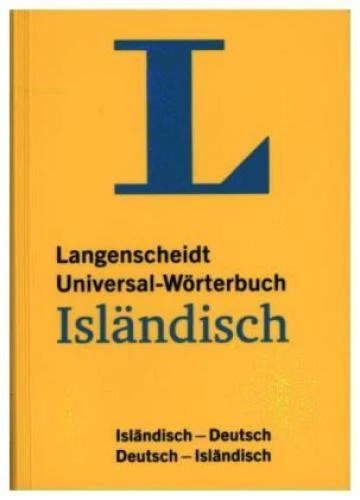 Langenscheidt Universal-Wörterbuch Isländisch Isländisch-Deutsch/Deutsch-Is 5666