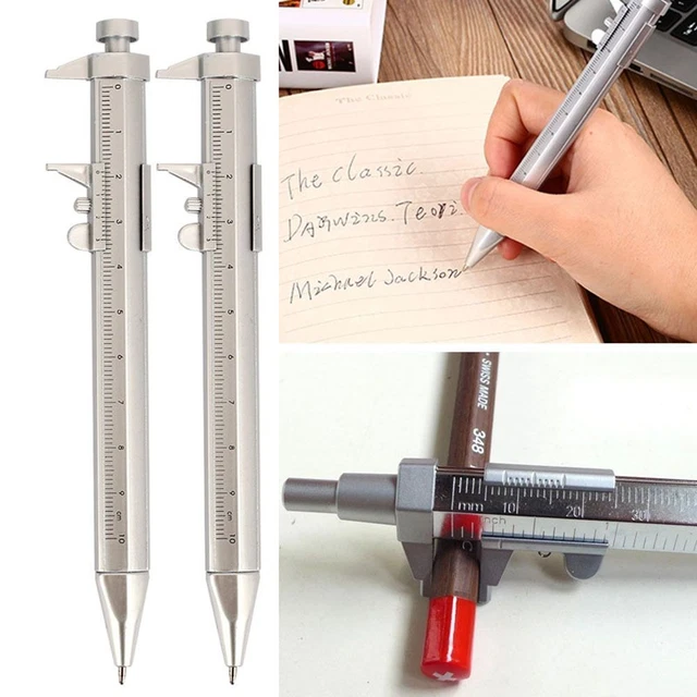 Rotating Calipers MEASURING ROTATING SCALE Ruler Write Tool Vernier Calipers Pen ...