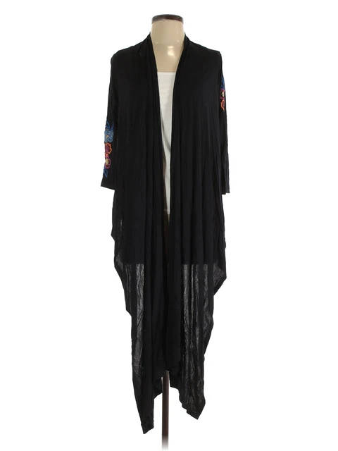 Krista Lee Women Black Cardigan S