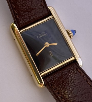 cartier watches argent plaque or g20m