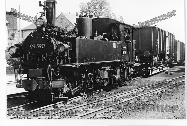 altes Baryt-Foto DR 99 590 Ort unbek um 1967 - ca 10x15