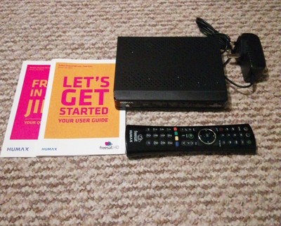 HUMAX HB-1000S Freesat HD TV Box ricevitore con telecomando & Alimentatore 