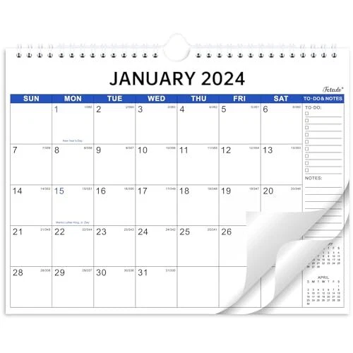 WALL CALENDAR 2024 Calendar 2024, JAN. 2023 Dec. 2024, 14.6" x 11.5