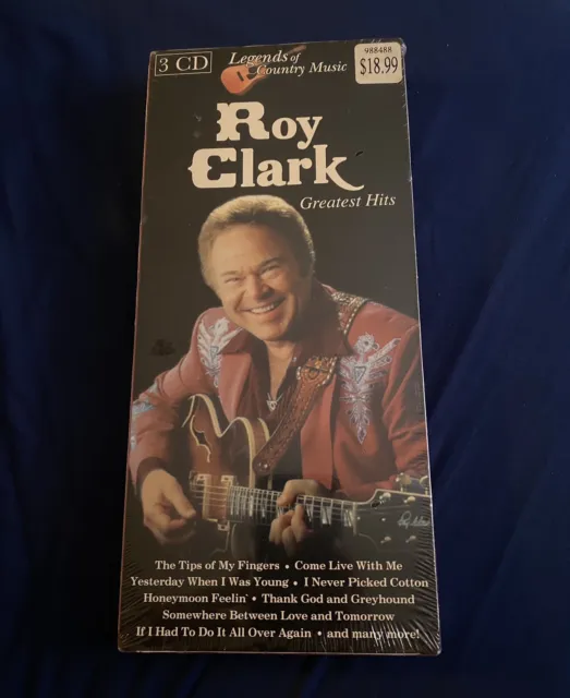 Roy Clark Greatest Hits Legends Of Country Music 3 Cd New Mint Sealed Long Box