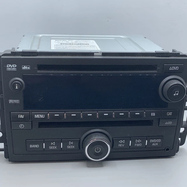 UNTESTED Chevy Silverado 2500 AM FM Radio w/CD and DVD Player 22753251