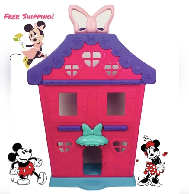 DISNEY JUNIOR MINNIE Mouse House Plastic Playset 29.99 PicClick