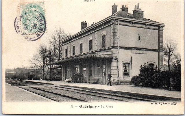 58 GUERIGNY - vue de la gare -