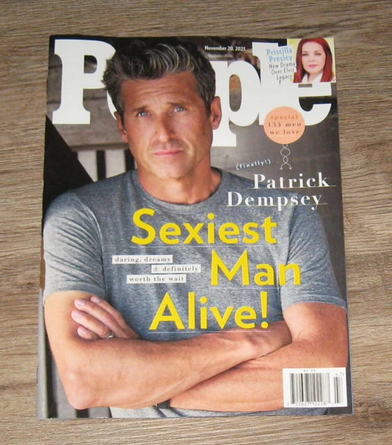 PEOPLE 2023 MAGAZINE Sexiest MAN Alive Patrick Dempsey SIMU LIU Pedro