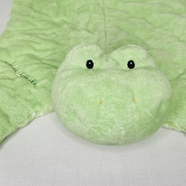 Baby Gund Dottie Dots Green Frog Comfy Cozy Plush Security Blanket "Margaret" 2