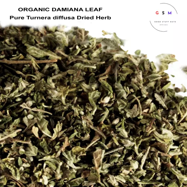 ORGANIC DAMIANA LEAF Turnera Diffusa Dried Herb PURE Herbal Premium NO FILLERS