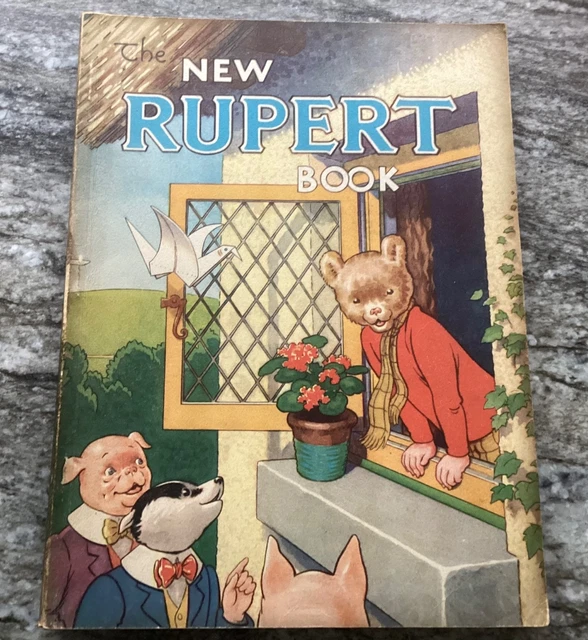 ORIGINAL RUPERT THE bear New Rupert Book annual from 1946 VGC £21.95 ...