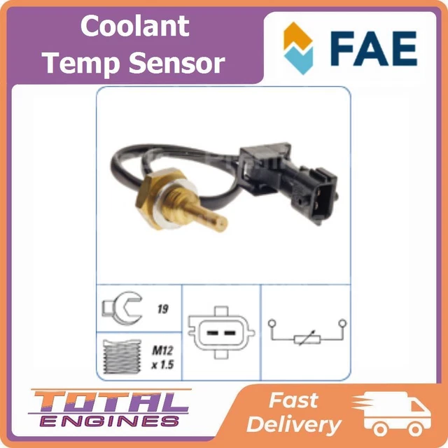 FAE COOLANT TEMP Sensor fits Saab 9-3 2.0L 4Cyl B204R EUR 56,92 ...