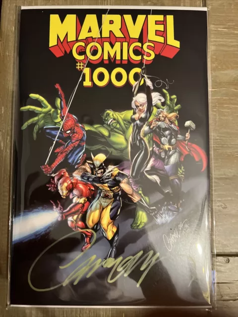 MARVEL COMICS #1000 J SCOTT CAMPBELL VARIANT NM. Signed C/O #6