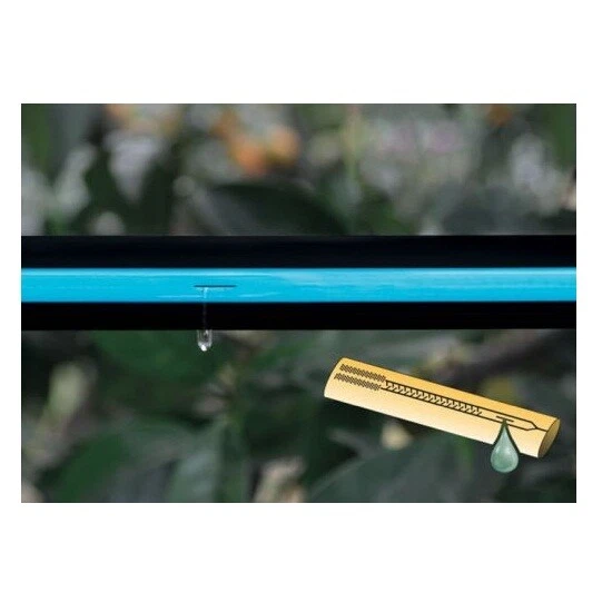 Manichetta Gocciolante Per Irrigazione - Ø20mm, Passo 60cm, Doppio Foro, Made In Italy - Foto 5